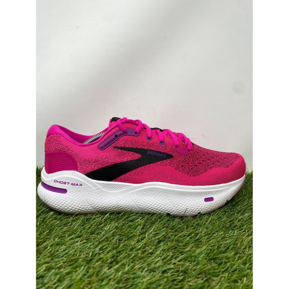 Brooks Ghost Max Shoes Women 11 B Running Pink Sneakers Athletic Comfort Walking
